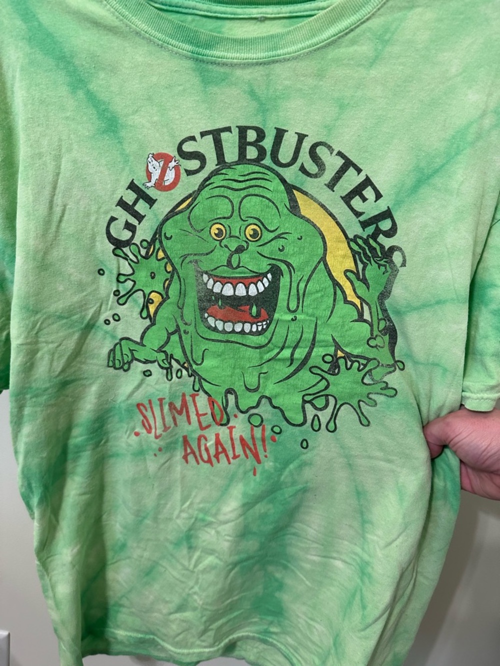 Ghostbusters slimer shirt - Picture 2 of 5